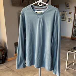 GH Bass light teal long sleeve fleece Shirt men’s XXL